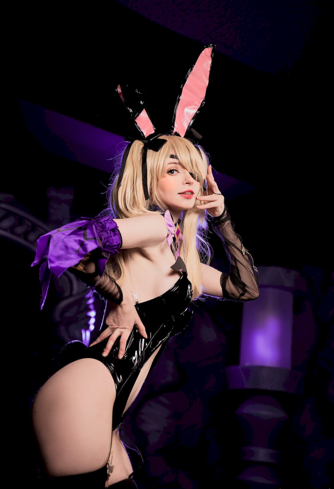 [ŮCoserд] Ը˿Ůͼ milkyFischl No.Peach  PlayboyBunnyenshinmpact/24P 1ҳ